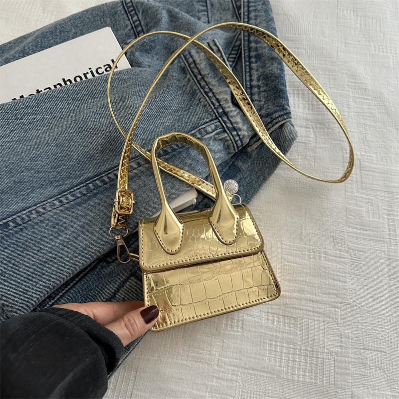 Chic Street Style Pu Shoulder Bag Trendy Small Square Bag For Women 2024 New