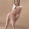 Fashion Street Velvet Zweiteiler Damenhose Casual Solid Zipper Rundhals 2-teiliger Hosenanzug Damen Slim Fit Damen Sporthosen-Sets 25834