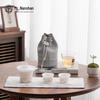 Nanshan Ink Landscape Ceramic Travel Tea Set