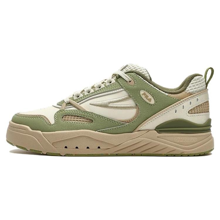 FILA Slam 22 Skate Shoes  White Green Brown  Women s F12W341208FWB 37.5