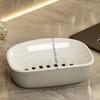 Plastic Drain Soap Box Fast Drying Soap Dish Holder Storage Rack Soap Storage Rack  Shower
