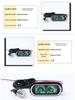 Universal Car LCD Gauge: Engine Oil & Voltage Monitor