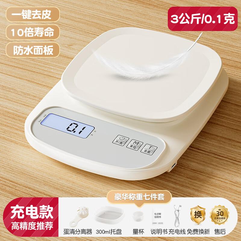 Zhaoran High-Precision Rechargeable Digital Kitchen Scale