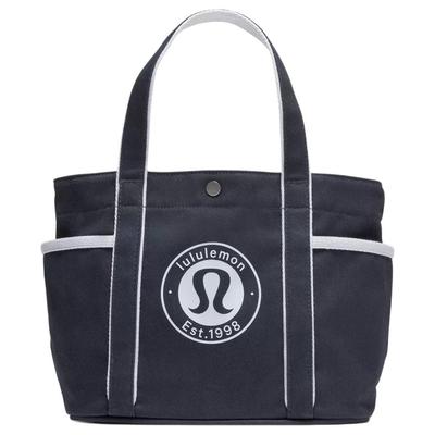 Cotton Tote Bag, Shopping Bag, Handbag Mini Unisex Marine Blue & Pink Blue LU9BXWS-069510