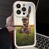 Phone Case for iPhone 17 Air 16E 15 16 Pro Max Funny Donkey Animal Cover 14 Plus 13 12 Mini Soft Shell Silicone Fundas