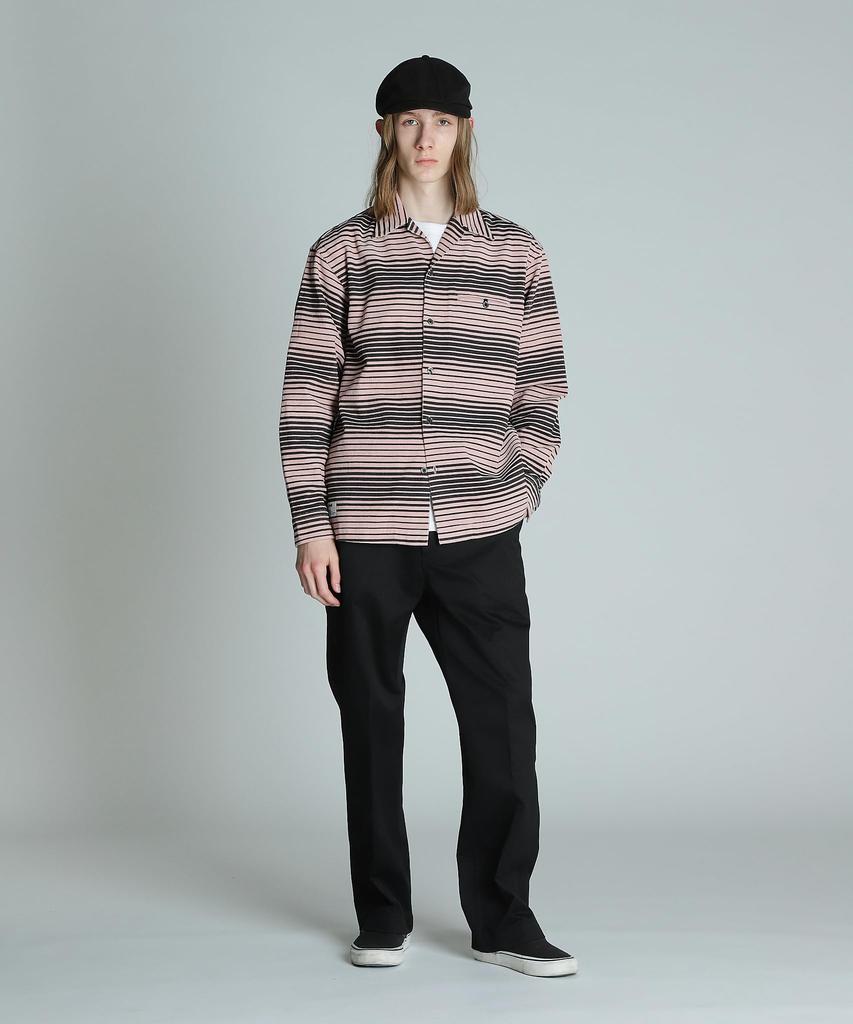 Schott CORDUROY LS SHIRT, Men's XL, 090, Pink, 782-4220006