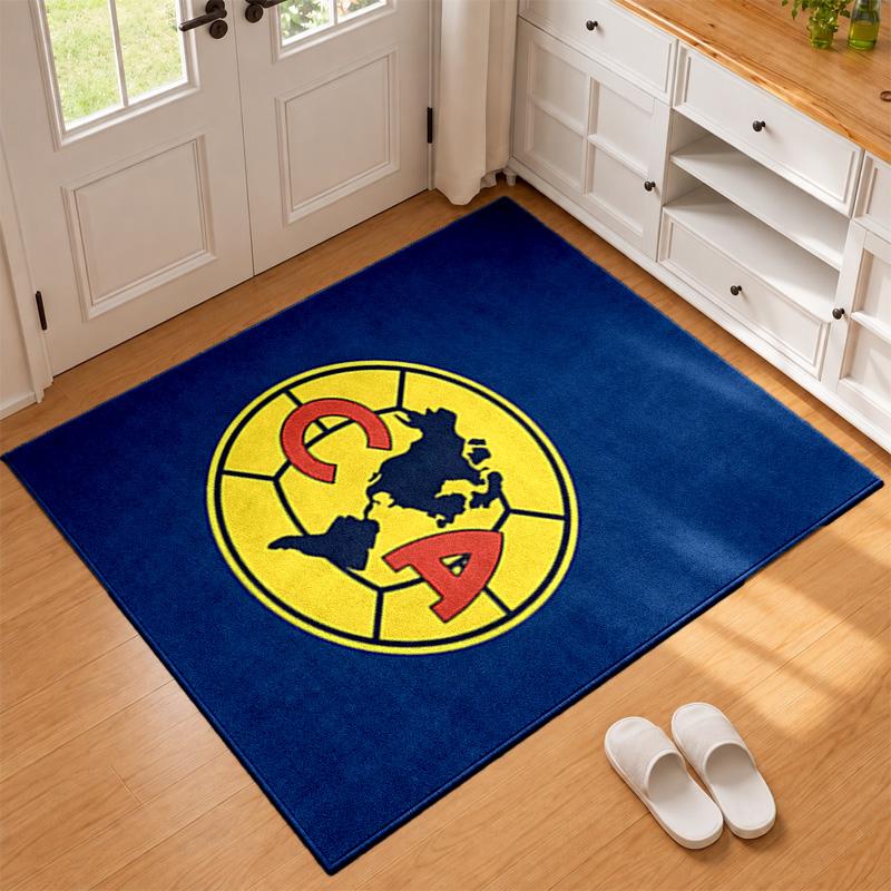 Club America Carpet Door Mat for Living Room or Bedroom Protective Mat Under Chair Office Decoration Christmas Gift Birthday Present
