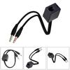 Female RJ9 Headset to Male 3.5mm Mobile Phone Adapter Converter Cable for Call Center,Business Conference 35cm Long