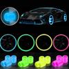 8Pcs Self-luminous Luminous Fluorescent Valve Caps Night Glowing Tyre Valve Stem Cover  Car Wheel