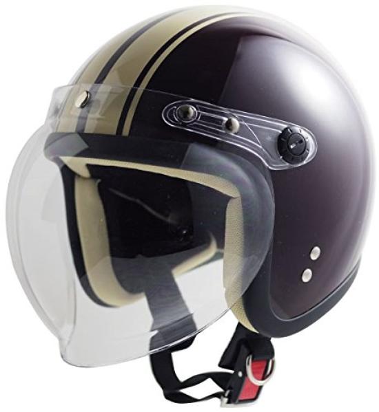 

Nisco Vintage Helmet Line Jet Brown/Ivory NT-70
