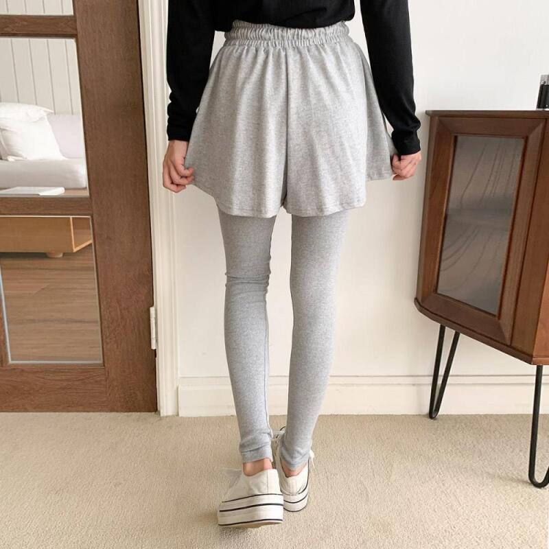 Women's Casual Span Flare Layered Leggings