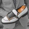 New Luxury Designer Men's Slip On Mixed Colors Patchwork Casual Loafter Shoes Male Dress Wedding Footwear Zapatos Hombre