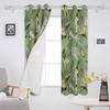 Flowers Leaves Plants Branches Blackout Curtains For Living Room Bedroom Printed Window Treatment Drapes Home Decor