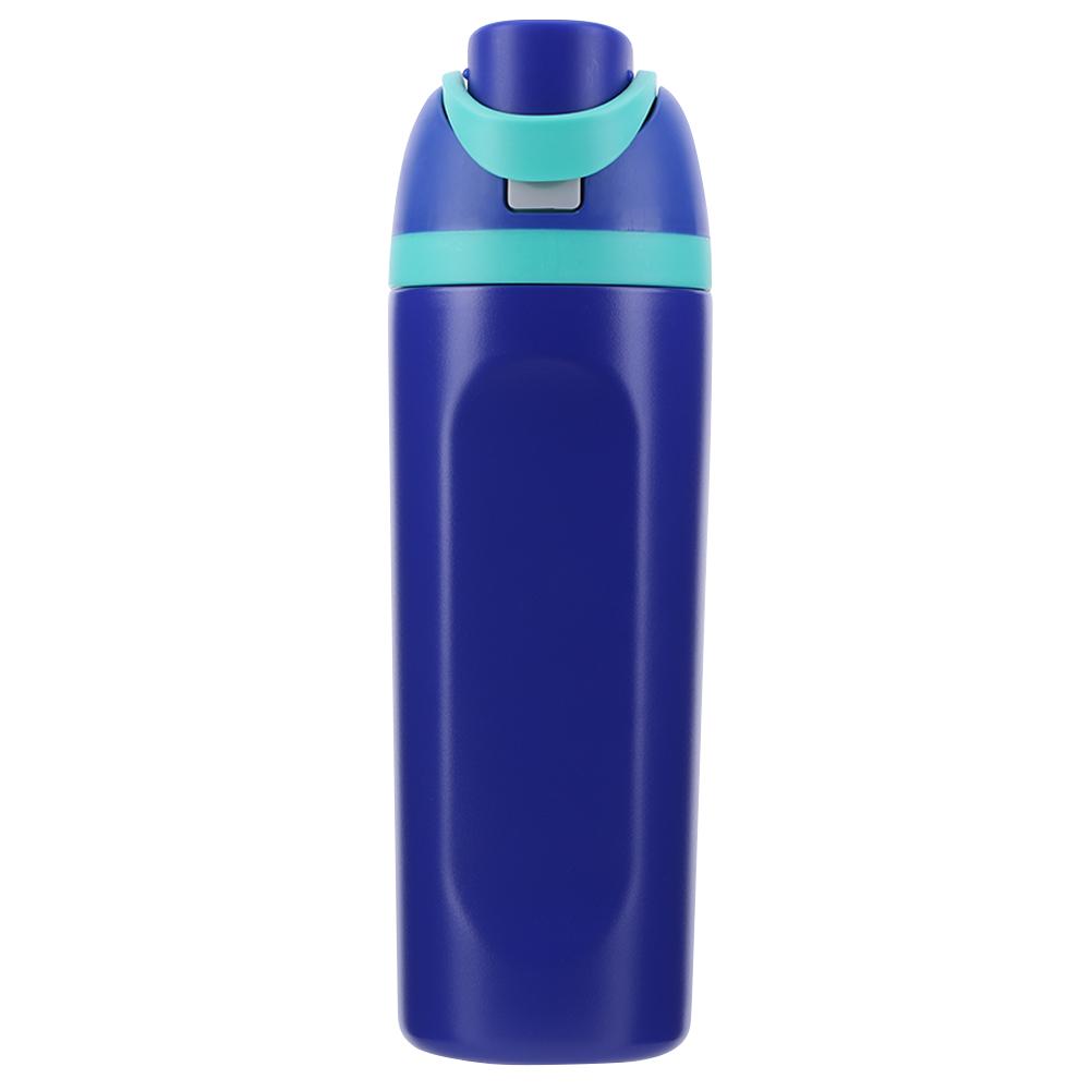 

600ml Straw Sports Water Bottle with Handle Travel Vacuum Flask 316 Stainless Steel Vacuum Thermal Insulated Mug for Women Men 600ml темно-синий