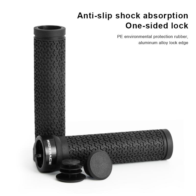 Puños para Bicicleta de Montaña Aleación de Aluminio Anillo de Bloqueo Puños para Manillar de Bicicleta Puños Antideslizantes para Bicicleta de Montaña Amortiguación Empuñadura de Manillar de Bicicleta Pieza de Bicicleta