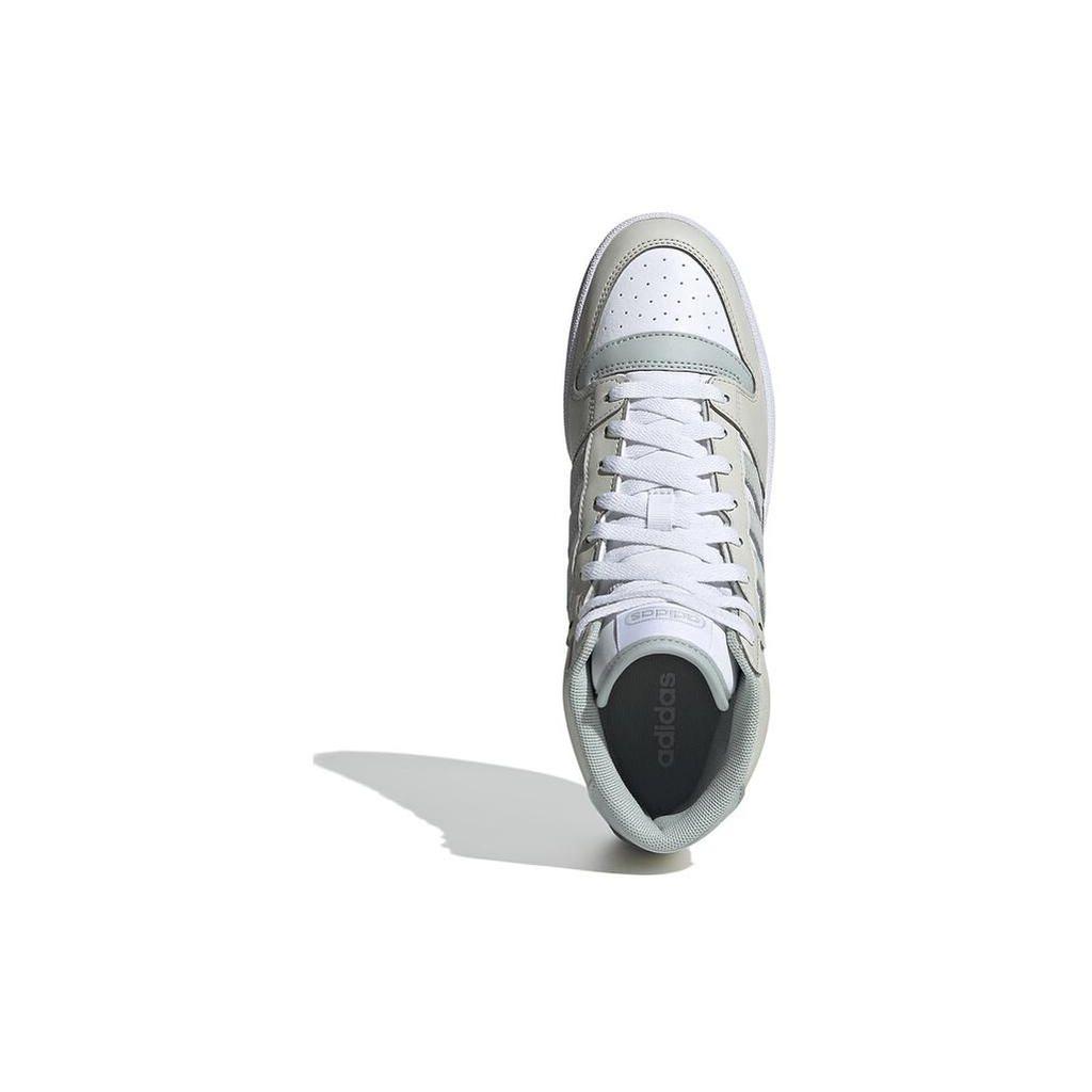adidas Neo Turnaround Mid Durable Lightweight Breathable High-Top Skate Shoes Unisex Skate Shoes Off-White IE1022