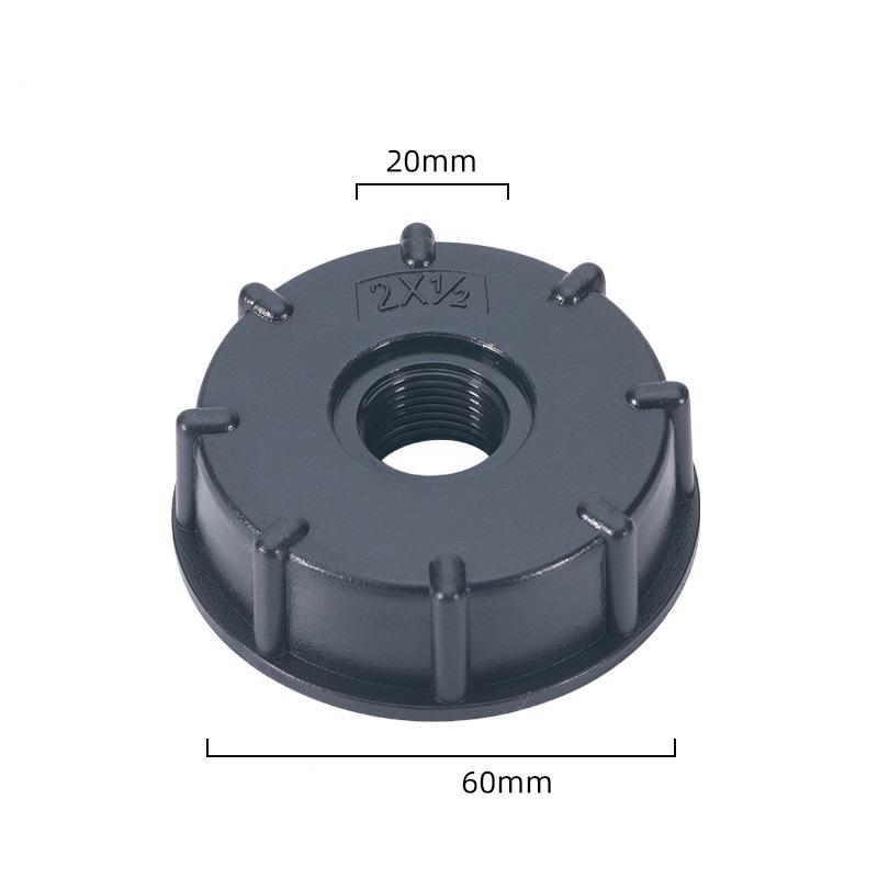 

Аксессуары для самостоятельного изготовления, прочные фитинги для баков IBC S60X6, грубая резьбовая крышка 60 мм, внутренняя резьба до 1/2 3/4 1 , адаптер-соединитель