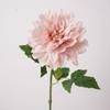 Green Leaves Artificial Dahlia Flowers Simulation Dahlias Branch  Hotel Wedding Decoration