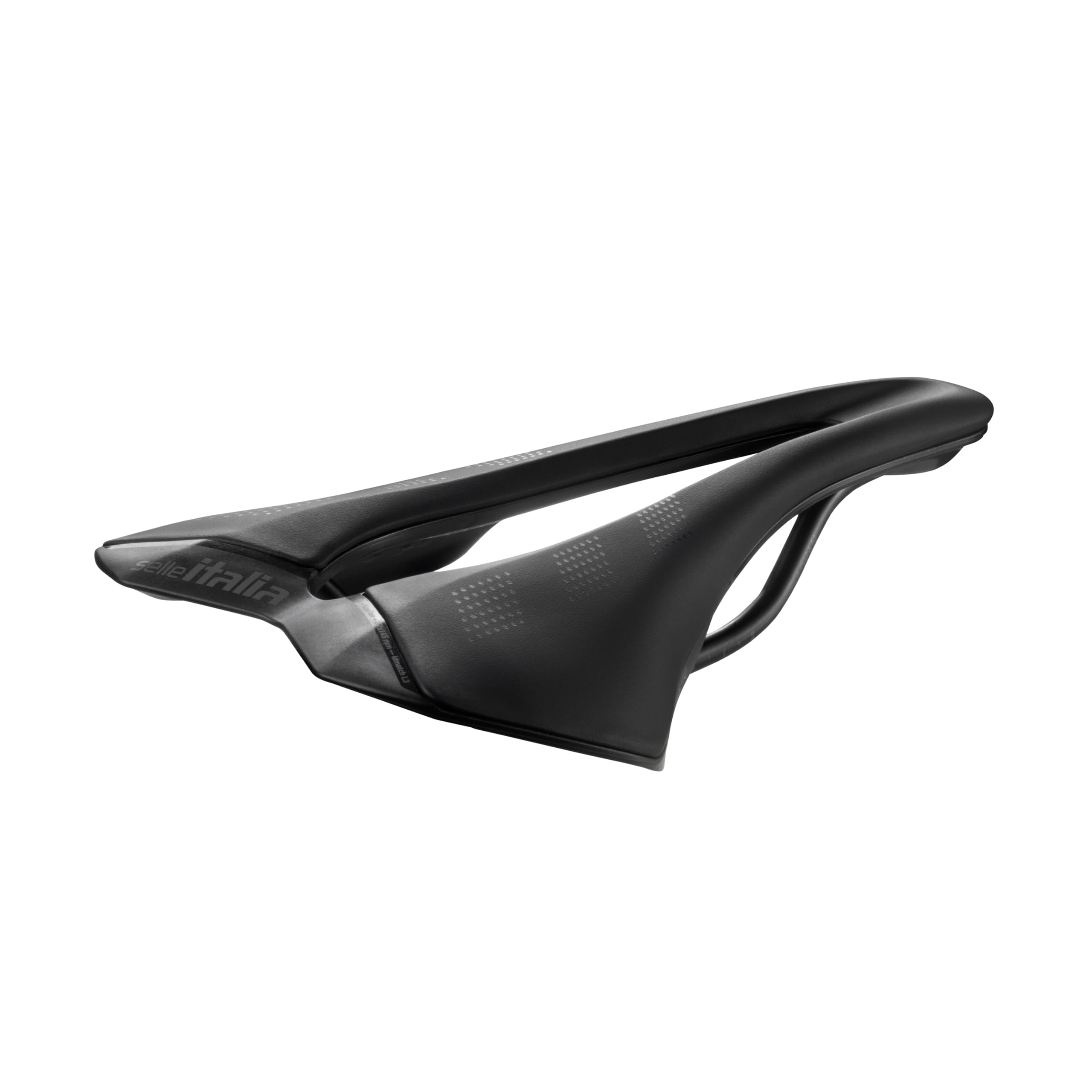 

Selle Italia SLR Advan 145 x 242 hollow black L3, size mm, rails steel, чёрный