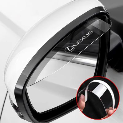 2 stuks Auto Achteruitkijkspiegel Regenwenkbrauw Regenbestendige Deksel Sticker Voor RX300 GS NX IS250 Ct200h ES300h RX350 LX570 LX600 LX470