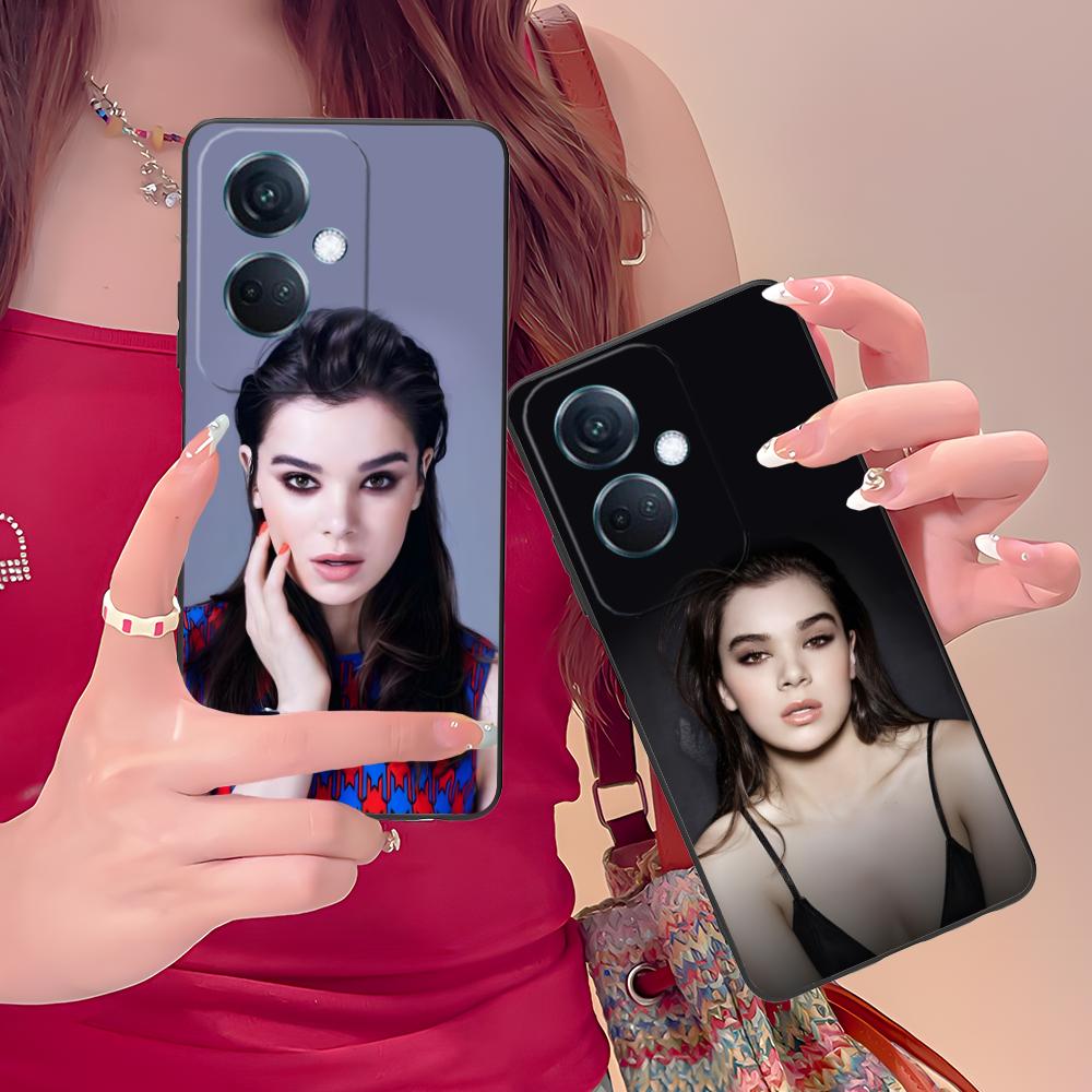 Hailee Steinfeld Matte TPU Mobile Phone Case for OPPO Reno 14 13 12 11 10 9 8 7 6 5 F T Pro 5G Colorful Printing Cover