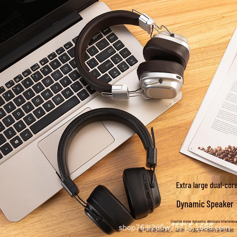 

2024 Retro Glow Bluetooth Over-Ear Headphones: Hot-Selling, Heavy Bass, Stylish Design, and Extended Battery Life. BT-3 срібний/чорний