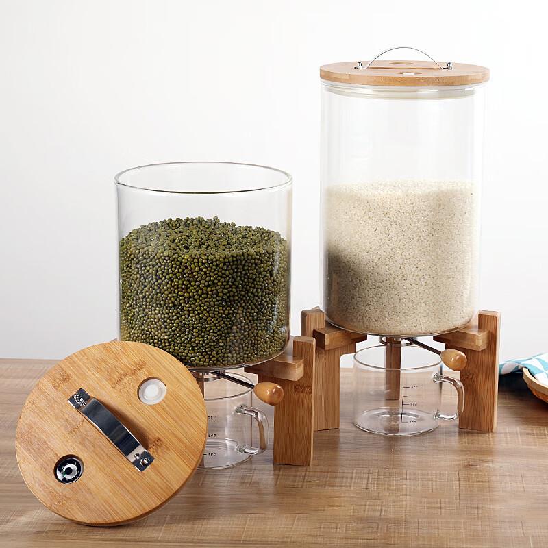 Churong Glass Rice & Grain Dispenser