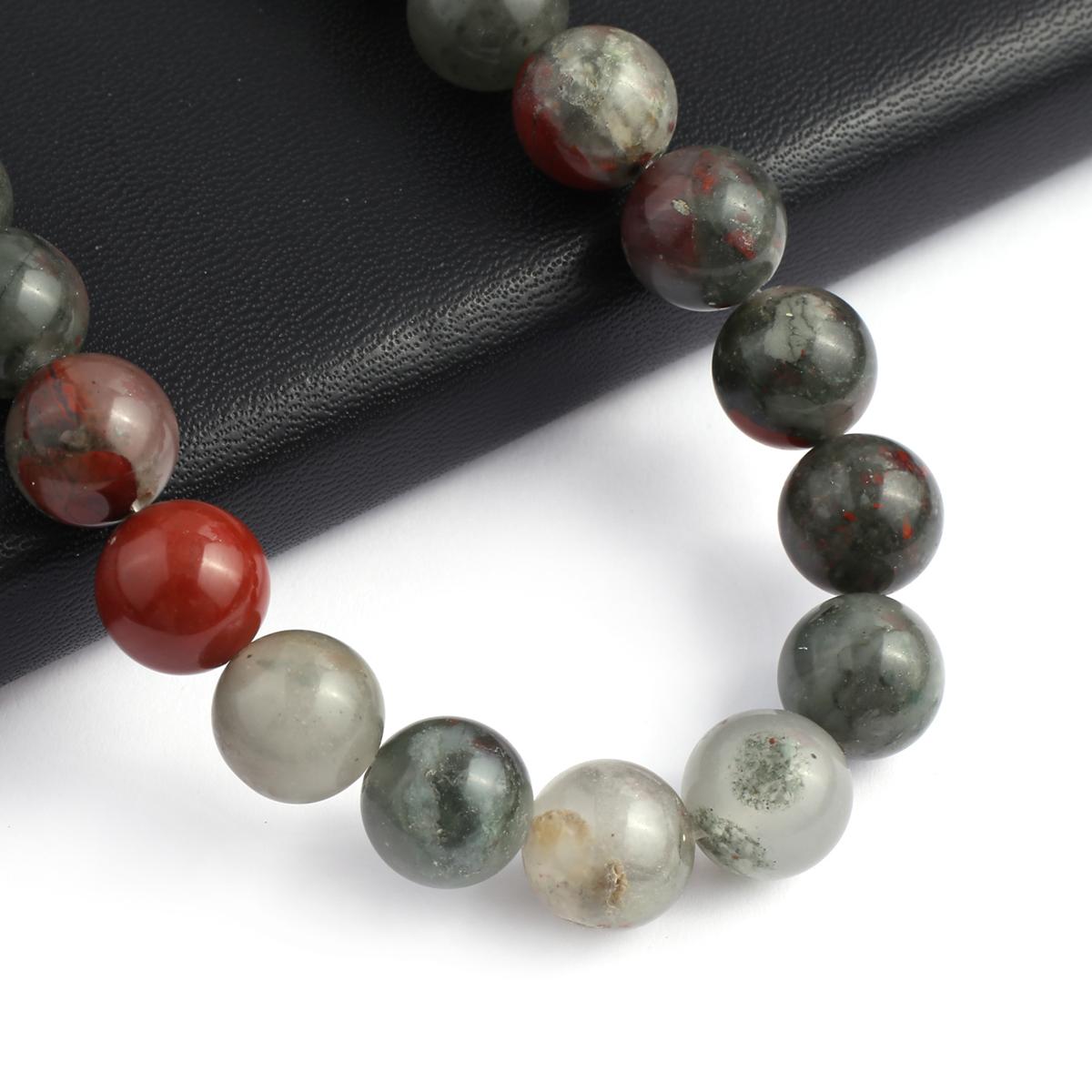 

Бусины Isoaltion, круглые бусины из натурального африканского кровавого камня для изготовления ювелирных изделий, ожерелье, серьги, браслет, аксессуары 6mm