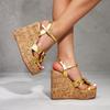 European & American Roman Wedge Heel Sandals - Height-Boosting, Stylish, for Spring/Summer