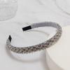 LALA Handmade Crystal Bead Hairband - Grey