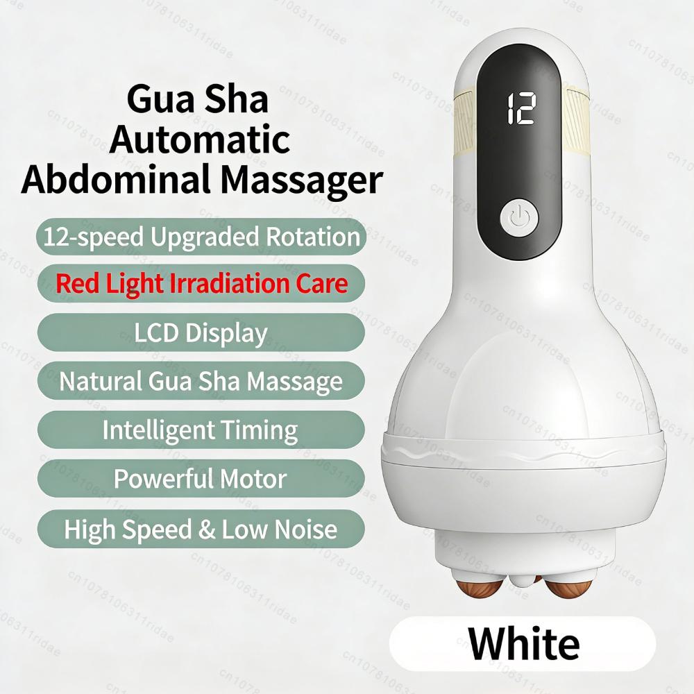 Electric Full Body Rolling Massage Handheld Home Meridian Artifact Abdominal Massager Fat Burning Body Shaping Waist Fitness