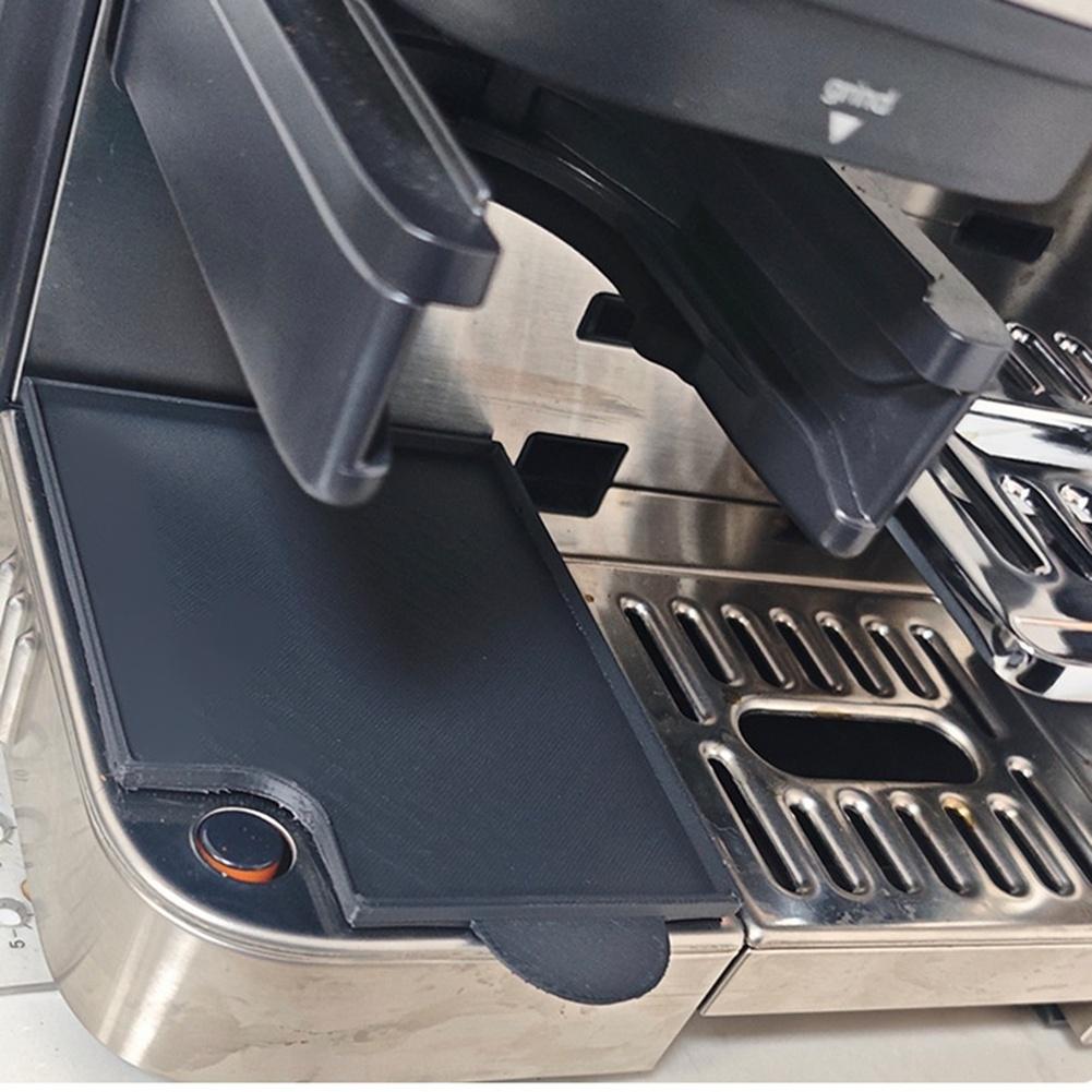 Coffee Tamper Mat for Premier ES601 ES655 ES701 Espresso Machines Non Slip Cleaning Mat 14.2 x 9.7 x 1.2 cm Black