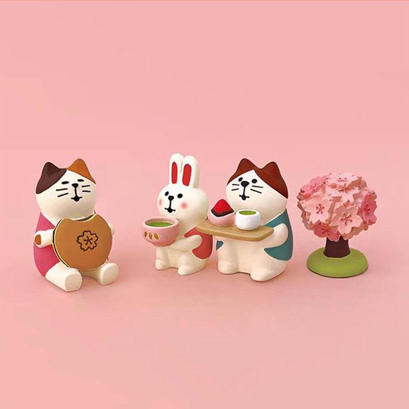 Cherry Blossom Resin Ornaments - Creative Handicrafts & Decorative Toys Blind Box Accessories
