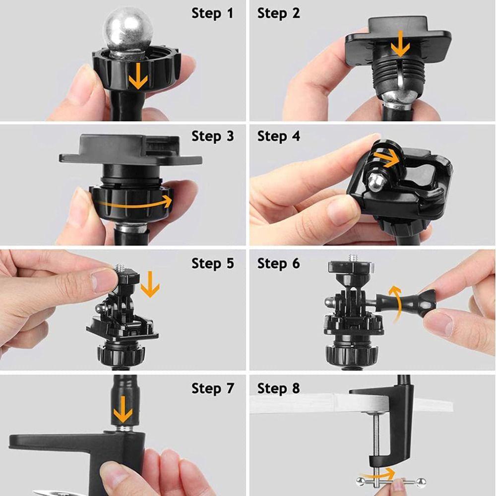 Schwanenhals Webcam Halterung Flexibler Webcam Halter Kamera Ständer für Brio 4K C925e C922x Schreibtisch