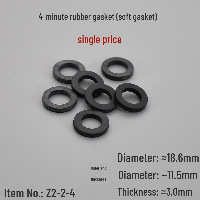 Jeu de Joints Souples en Caoutchouc Silicone et Joints Durs en PTFE - Différentes Tailles Disponibles