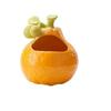 Good Luck, Orange Ceramic Ashtray, Personalized Trend Household Windproof Household Coffee Table with Lid Anti-fly Ash