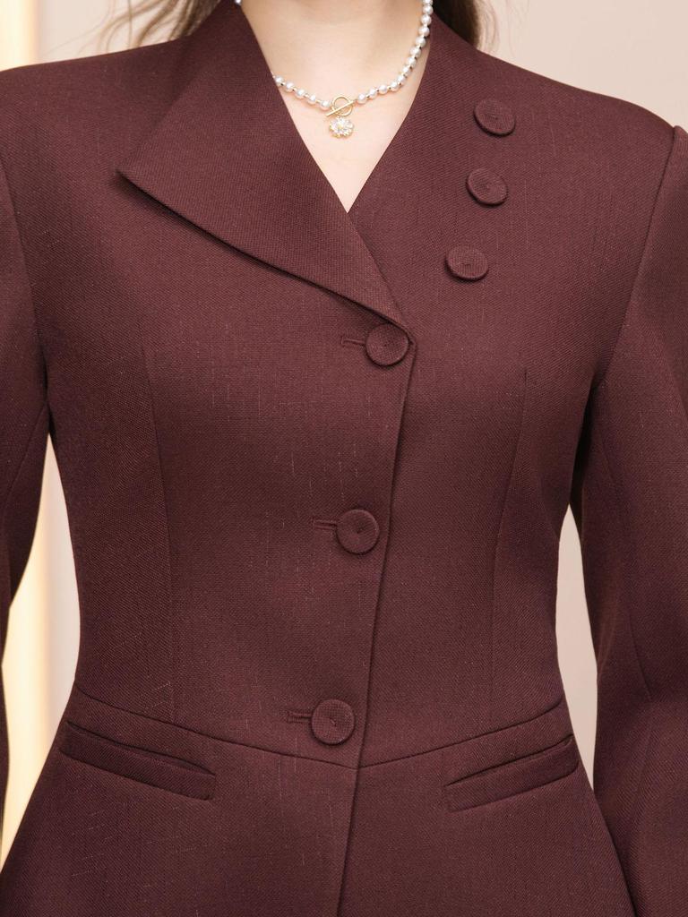 Zhi Li Stylish Slimming Blazer & Pencil Skirt Set - Spring 2026