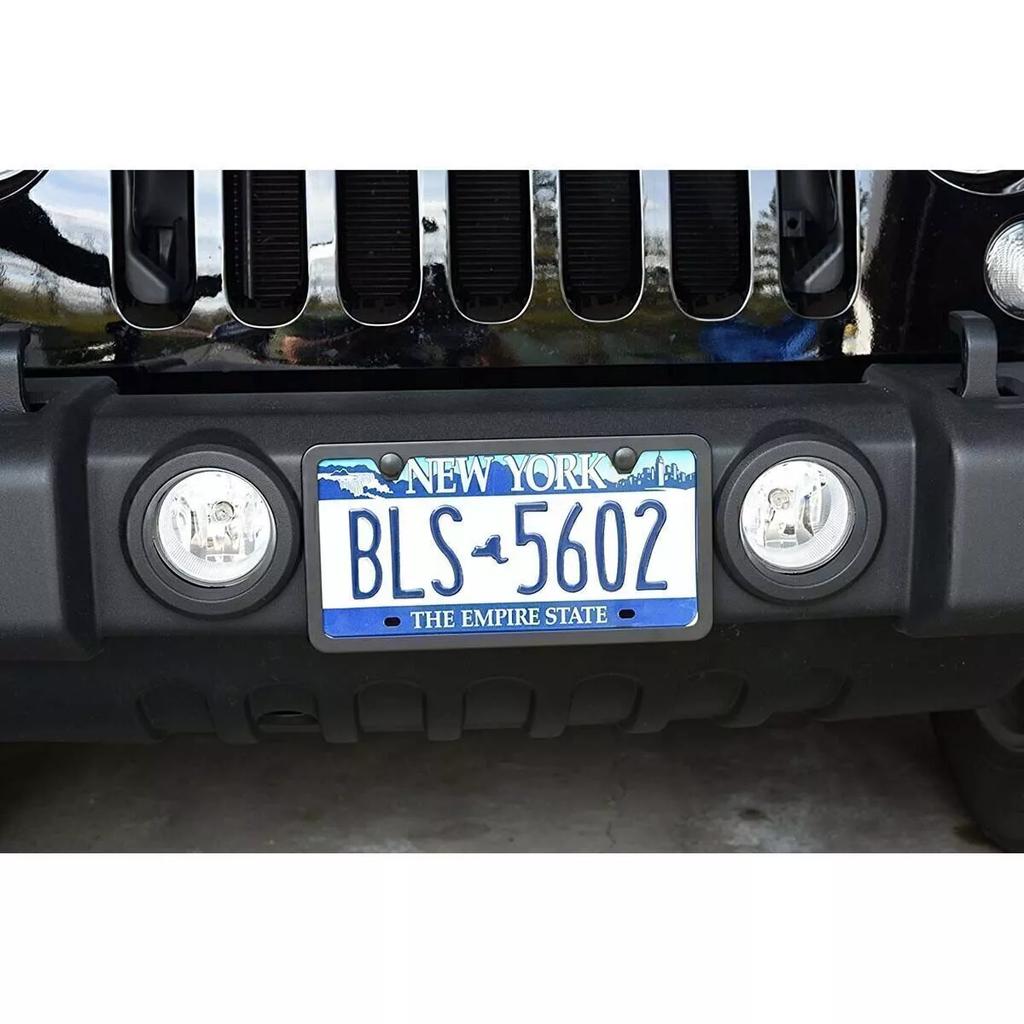 Stainless steel sharp Angle narrow edge ultra-thin license plate frame with 2 holes License Plate Covers Frames 6