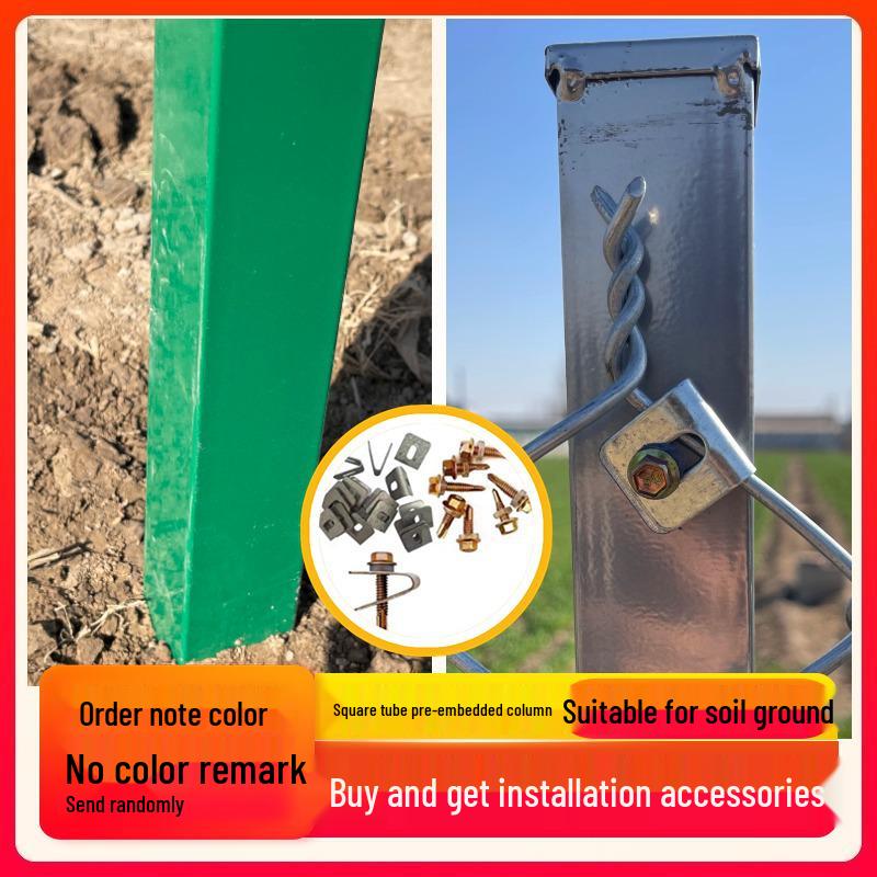 Kunststoffbeschichteter verzinkter Eisendrahtzaunpfosten für Außenzucht/Isolation