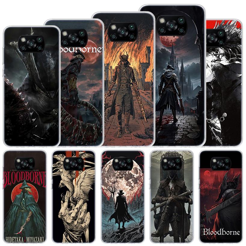 Bloodborne Game Soft Case For Xiaomi Poco X7 X6 X5 X4 X3 Nfc F7 Ultra F6 F5 Pro Phone Cover F4 Gt F3 M5S M4 M3 M5 M6 Coque