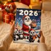 Christmas Advent Calendar Panda Calendar, 24 Days Countdown Contains Acrylic Ornament Set Ornaments, Cute Hanging Decorations for Tree