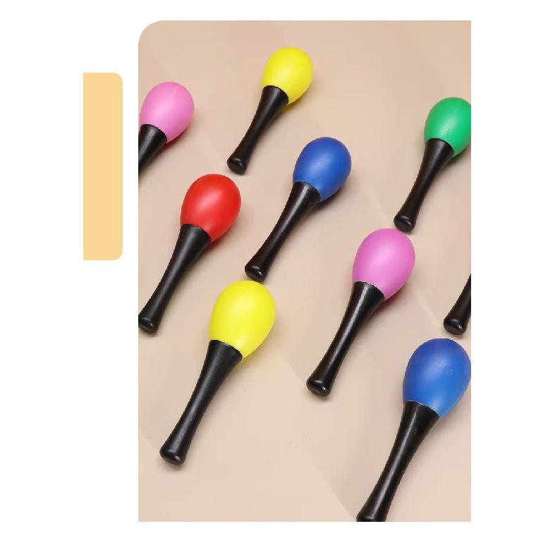 2pcs Maraca set of small shakers, Orff percussion instruments, shakers - Christmas KVT party, Halloween event