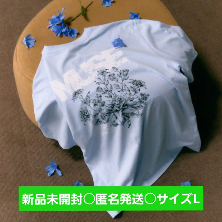 [USED] BTS JIMIN MUSE T-shirt Light Blue L Jimin