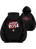 Ross MVP Bulls Number 1 Trendy Basketball Hoodie - Loose Fit, Autumn, Plus Velvet Thickened.