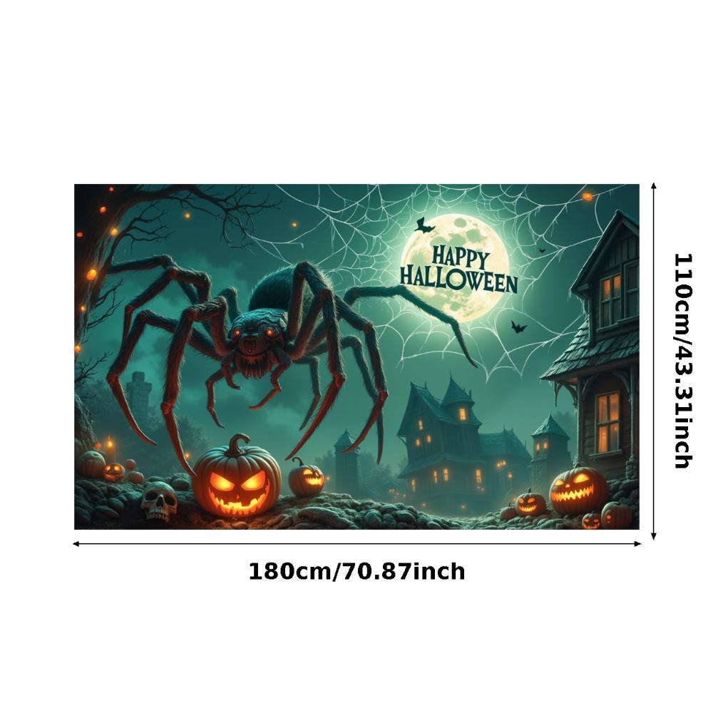 Holiday Banner Lanterns Party Prop Halloween Decor Dark Theme Scary Prop For Night Event Haunted House Holiday Event