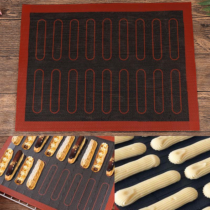 Silicone Baking Mat Oven Sheet Liner Perforated Non Stick Silica Gel 40X30Cm
