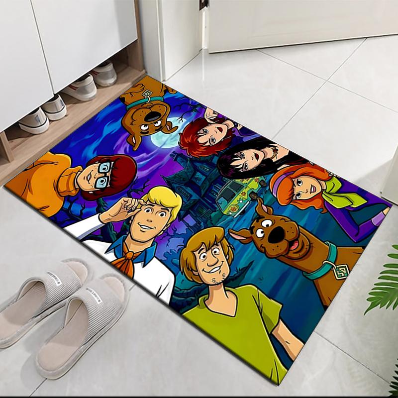 Scooby-Doo Printed Carpetrugfor Office Chair Living Room Bedroom Kitchen Room Decor Gifts