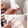 1/12 Scale Lace Curtain Miniature Dollhouse Bedroom Furniture Decor Toy Dolls House Accessories for Micro Scene Photo Props