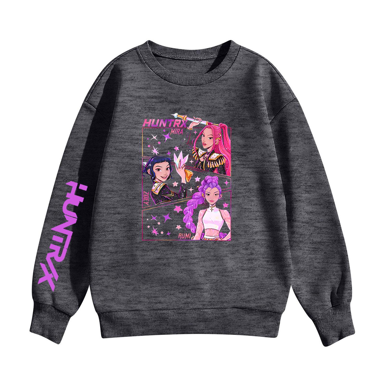 

Детская толстовка с капюшоном для мальчиков и девочек, модная толстовка с длинными рукавами и принтом 110