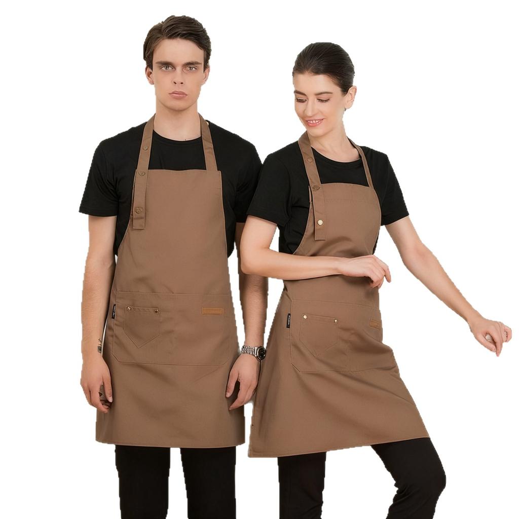 Grembiule Collo Speciale Ristorazione Negozio Tè al Latte Caffetteria Cucina Abbigliamento da Lavoro Grembiule
